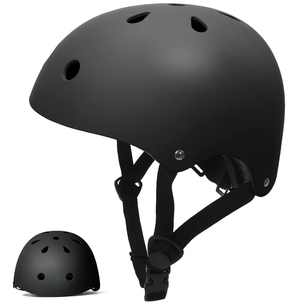 Proberos Helmet Cycling for Teens & Adults Biking Helmet Adjustable Chin Strap ABS Shell Helmet with EVA Foam Cushioning Lining Safety Helmet for Skating, Indoor Rock Climbing, Skateboarding, M Proberos Helmet Cycling for Teens & Adults Biking Helmet Adjustable Chin Strap ABS Shell Helmet with EVA Foam Cushioning Lining Safety Helmet for Skating, Indoor Rock Climbing, Skateboarding, M